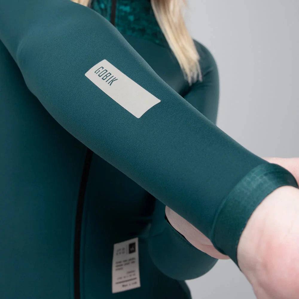 Maglia donna maniche lunghe Gobik Hyder Blend 2.0 Sunken - Verde Gobik