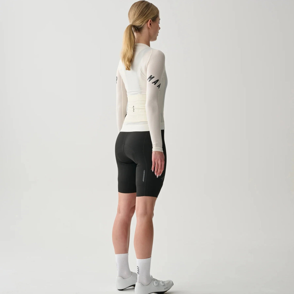 Maglia donna maniche lunghe Maap Aeon - Bianco - P