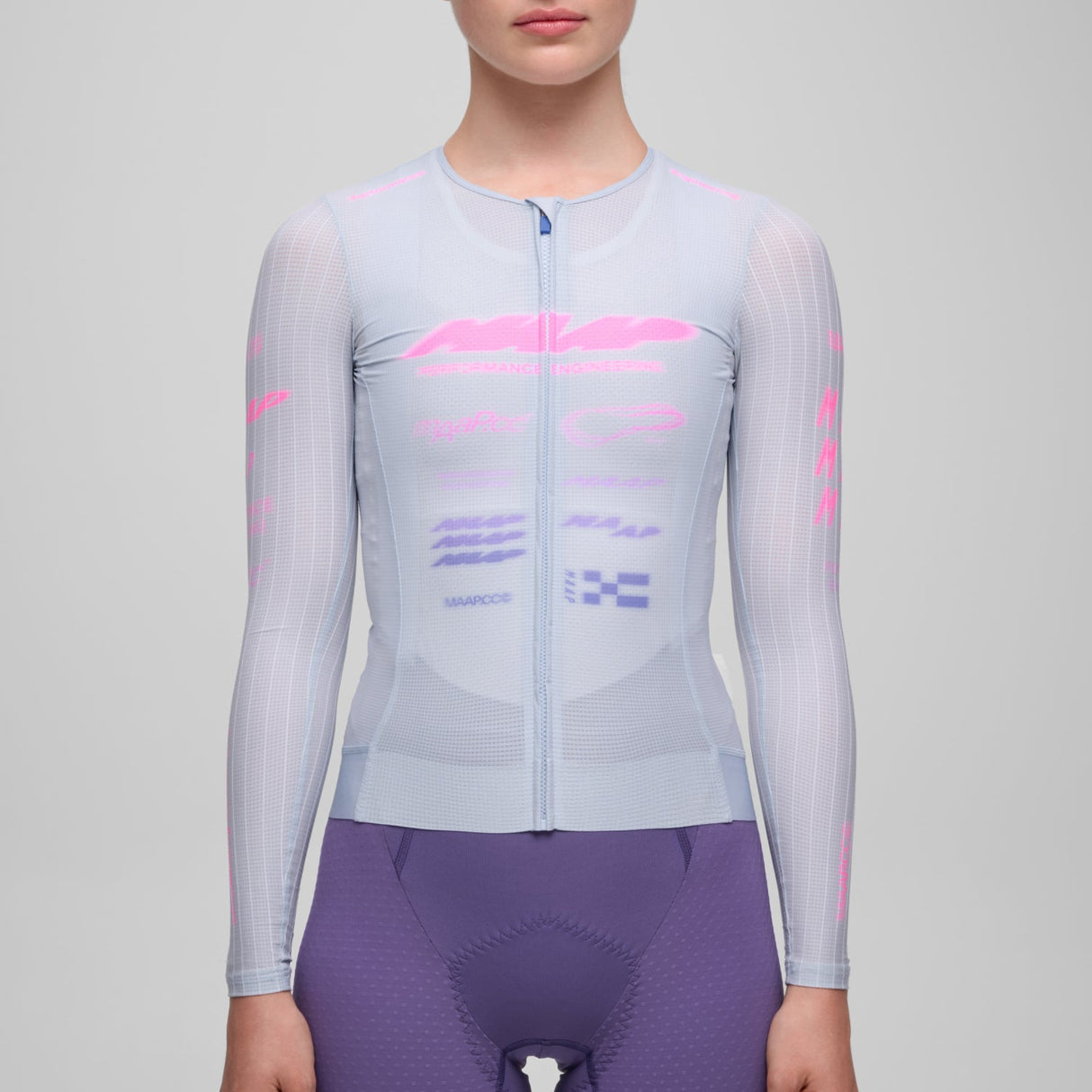 Maillot mujer manga larga Maap Beta Pro Aero - Azul claro