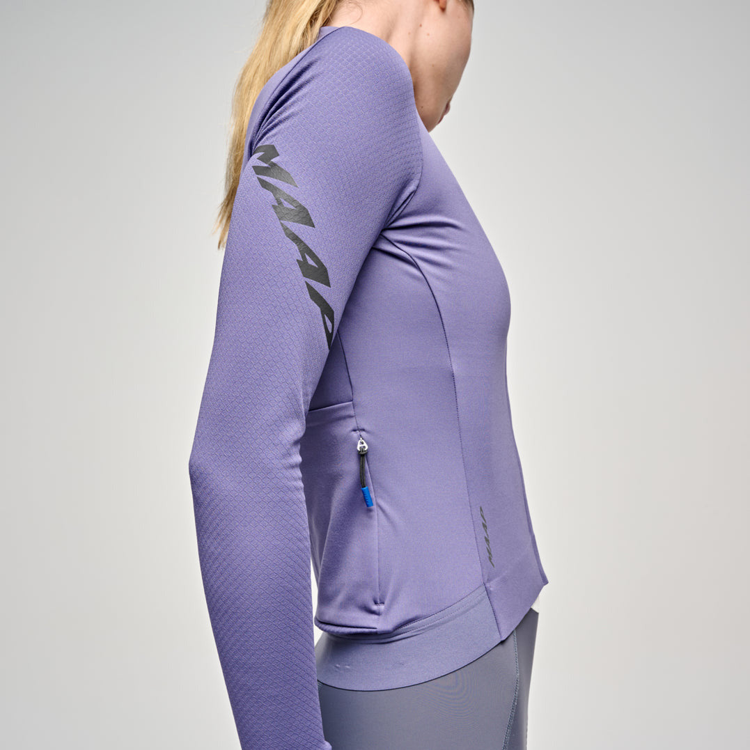Maglia donna maniche lunghe Maap Emerge Thermal - Viola Maap