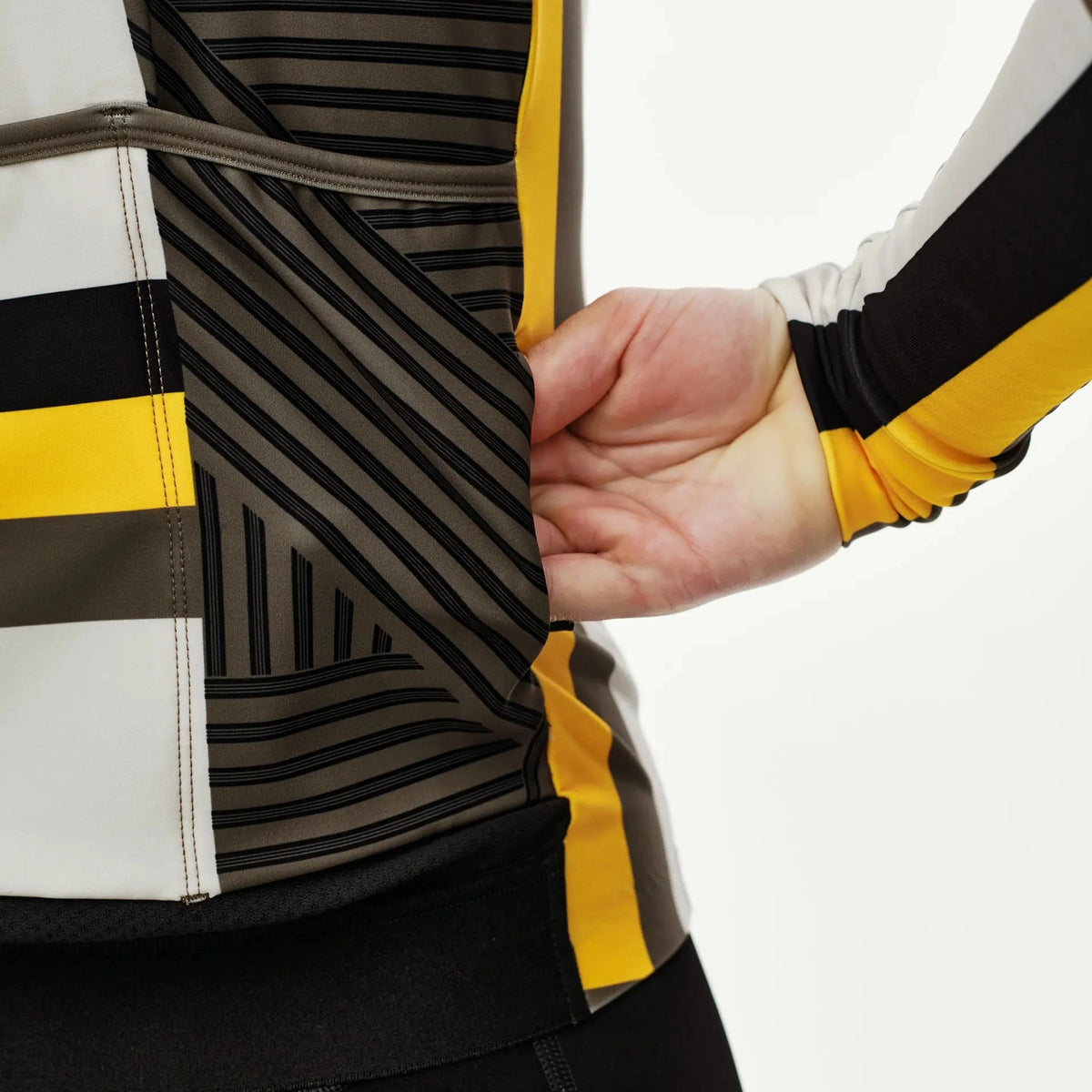 Maglia donna maniche lunghe Pas Normal Studios Mechanism AOP International - Sand Pas Normal Studios