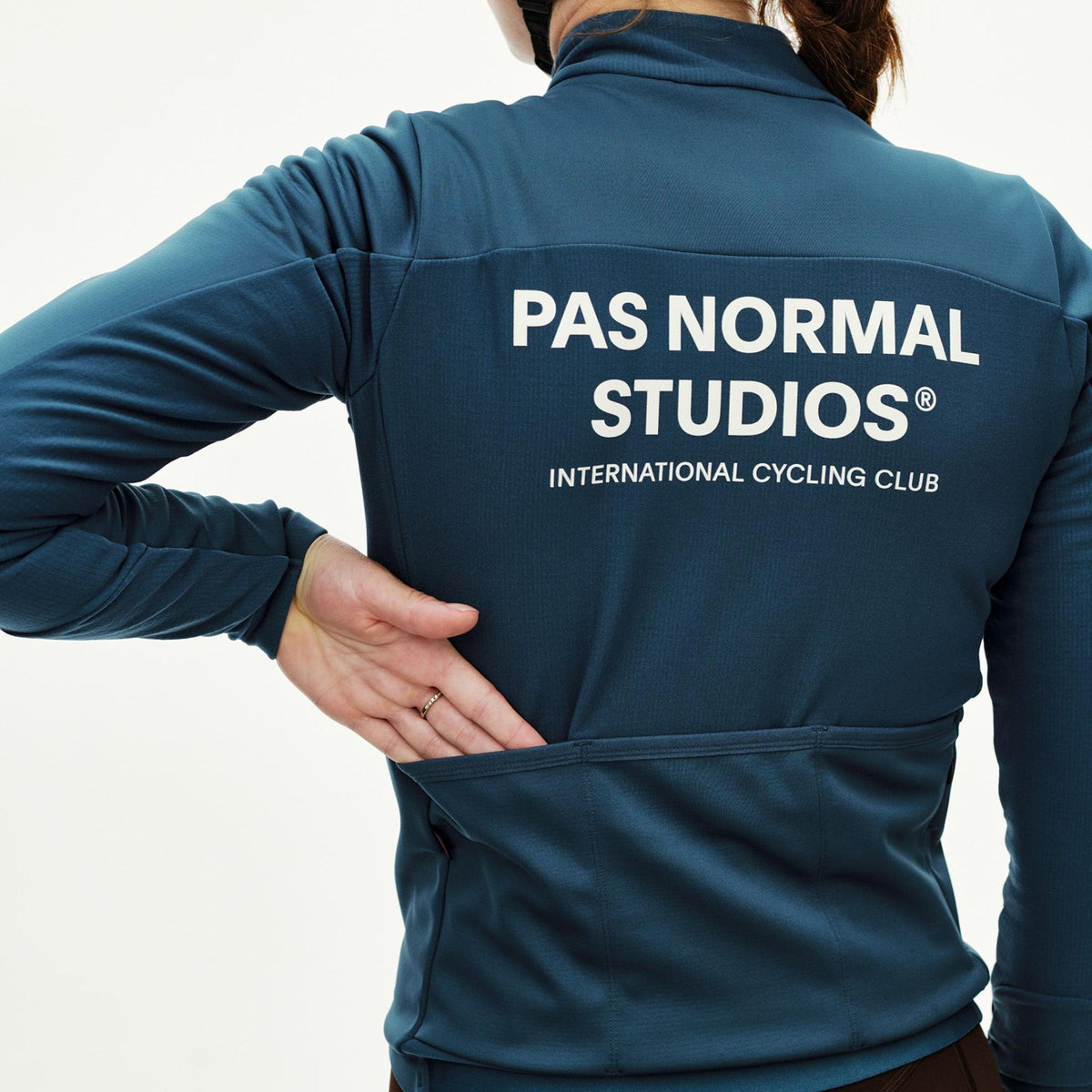 Jersey women's long-sleeve Pas Normal Studios Mechanism Thermal 2.0 - Denim Blue