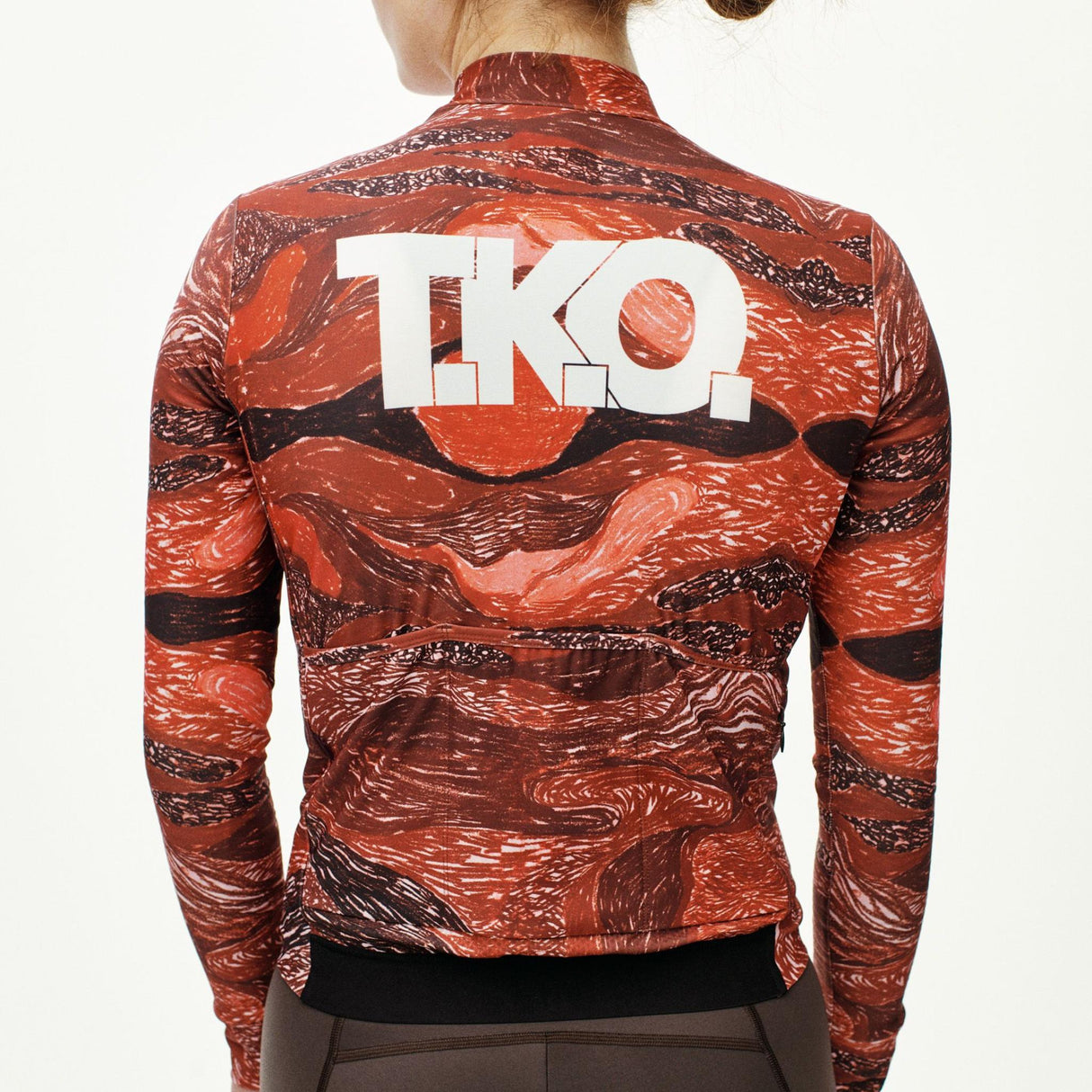 Maglia donna maniche lunghe Pas Normal Studios T.K.O. Mechanism - Rosso Pas Normal Studios