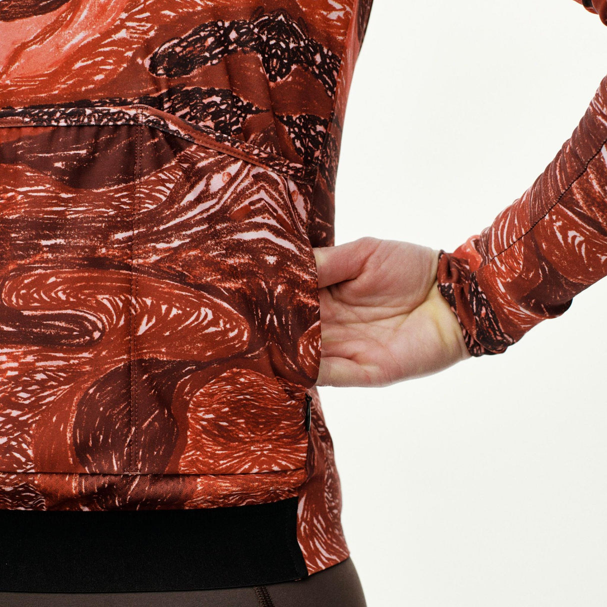 Maglia donna maniche lunghe Pas Normal Studios T.K.O. Mechanism - Rosso Pas Normal Studios