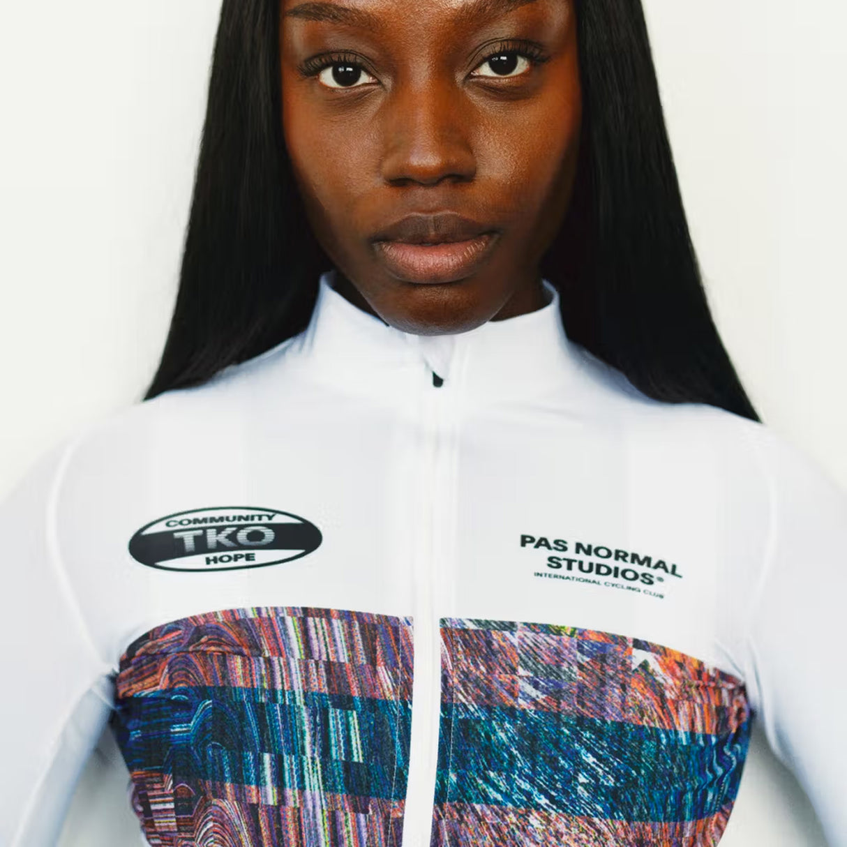 Maglia donna maniche lunghe Pas Normal Studios T.K.O. Mechanism - Bianco Pas Normal Studios