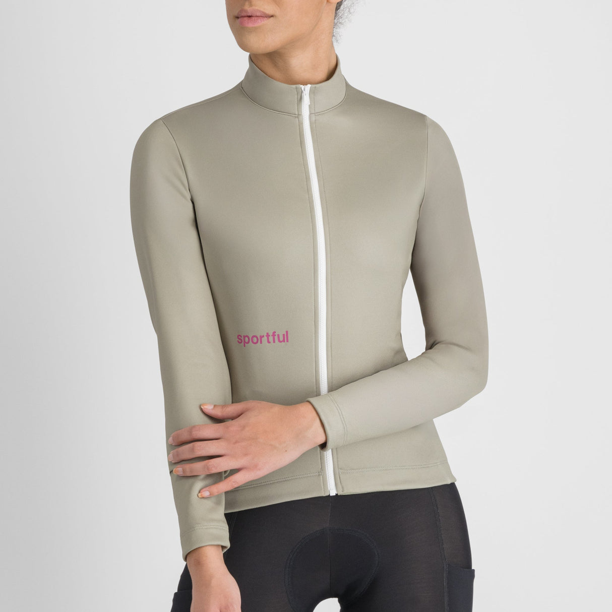 Maglia donna maniche lunghe Sportful Classic Thermal - Verde Sportful