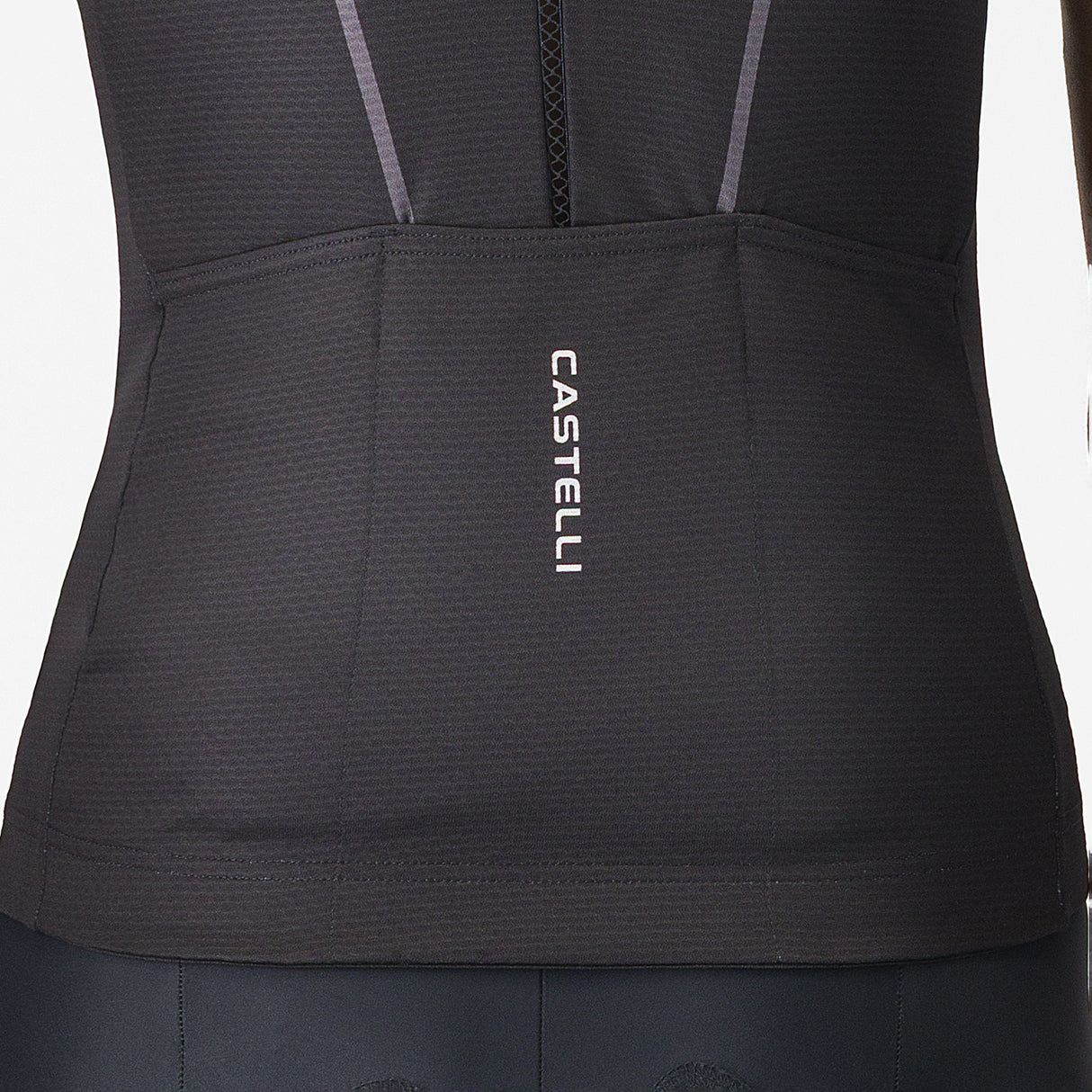 Castelli Anima Flow frau armelloses trikot - Schwarz