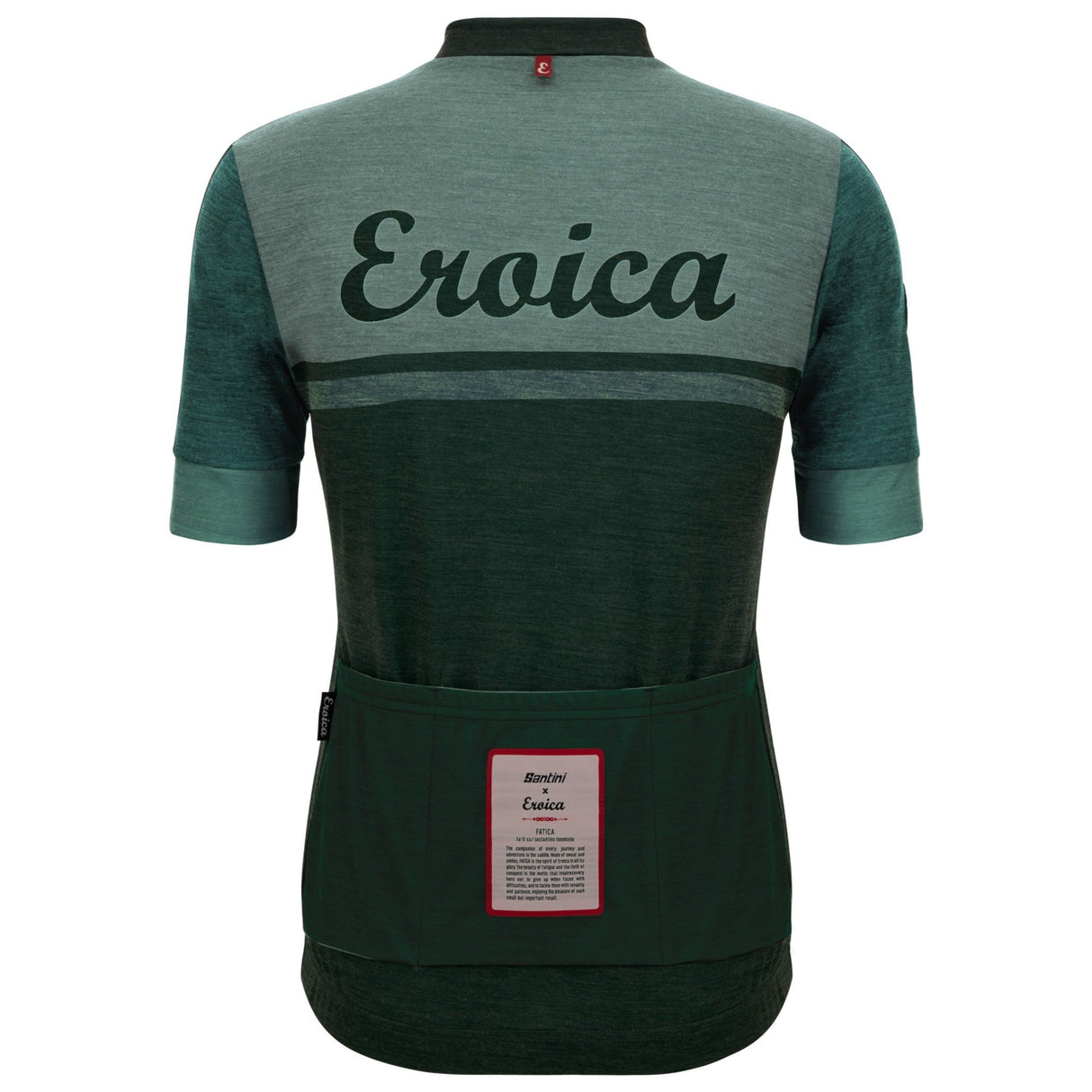 Maglia in lana Santini Eroica Valle - Verde Santini