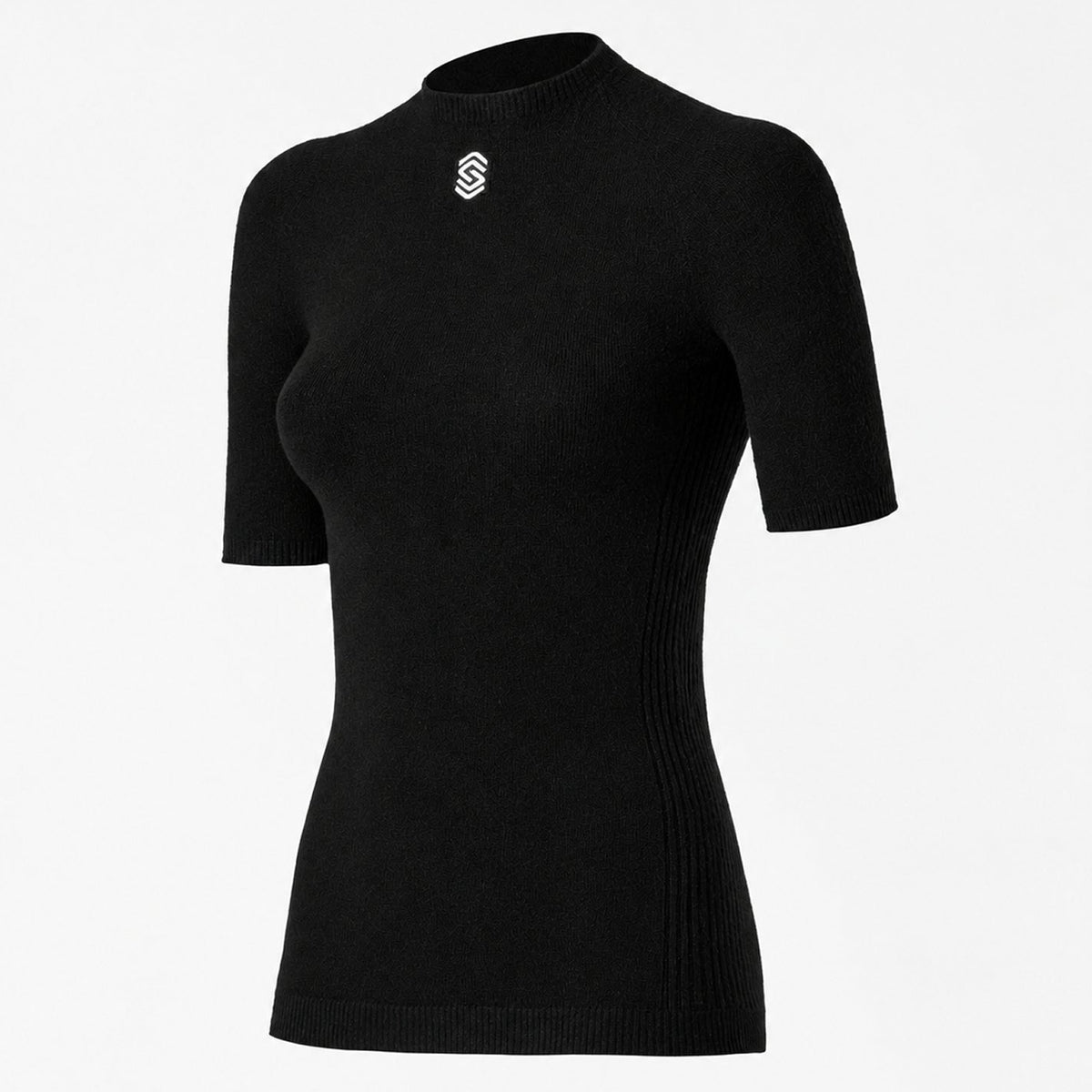 Maglia intima Silverskin Core Warm girocollo - Nero Silverskin