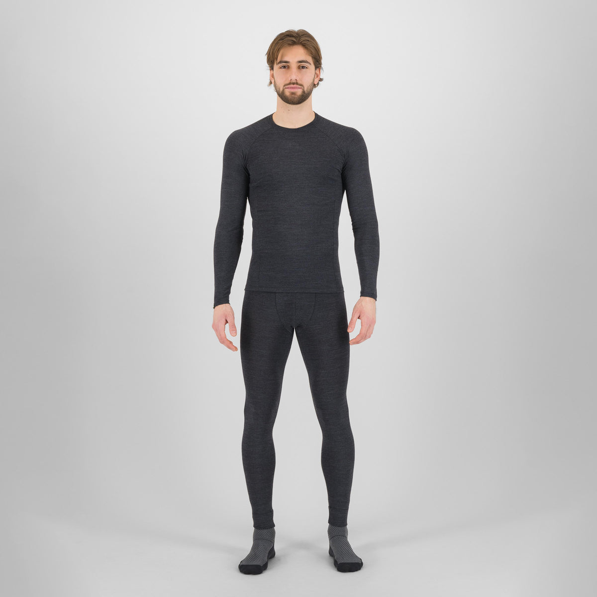 Maglia intima maniche lunghe Karpos Dinamico Merino 180 - Nero Karpos