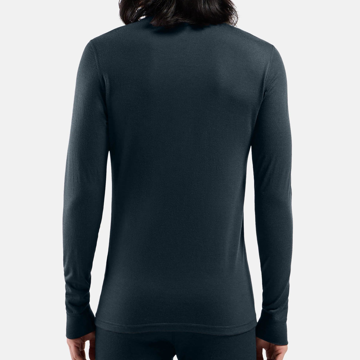 Maillot interior de manga larga Odlo Merino 200 Zip - Negro