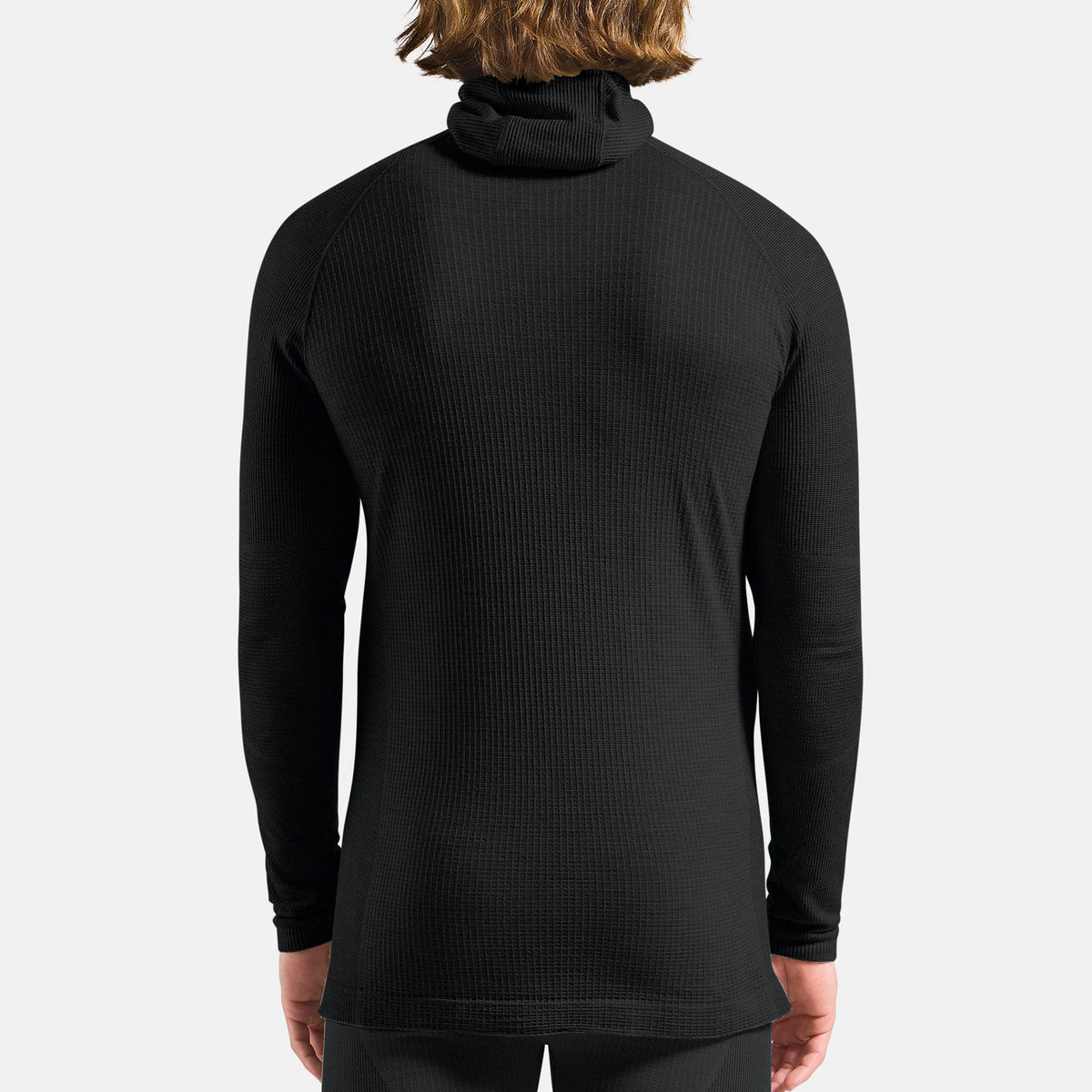 Maglia intima maniche lunghe Odlo Seamless Performance Wool Face - Nero Odlo