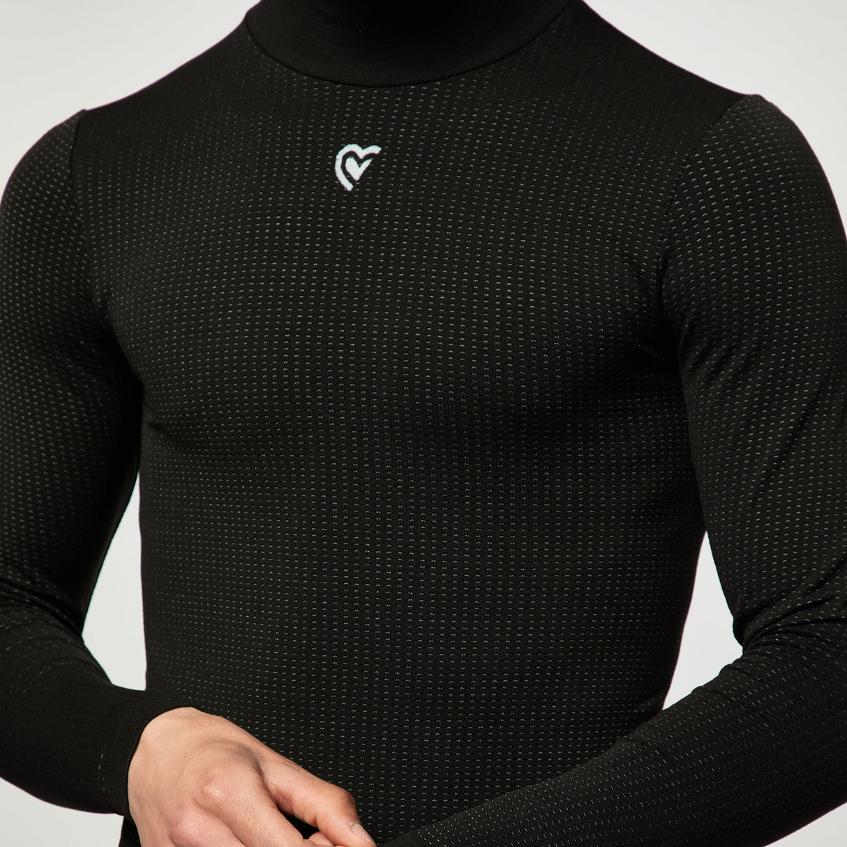 Maglia intima maniche lunghe Pissei Argentum - Nero Pissei