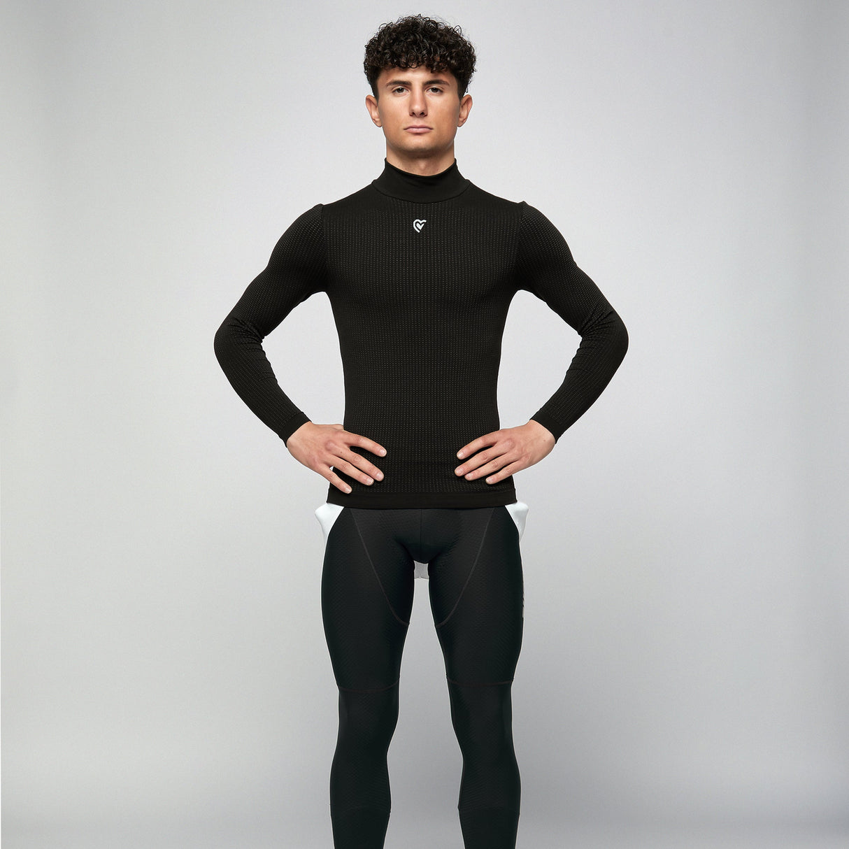 Maglia intima maniche lunghe Pissei Argentum - Nero Pissei