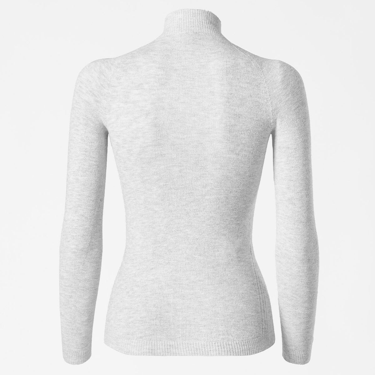 Maglia intima maniche lunghe Silverskin Core Warm collo alto - Grigio Silverskin