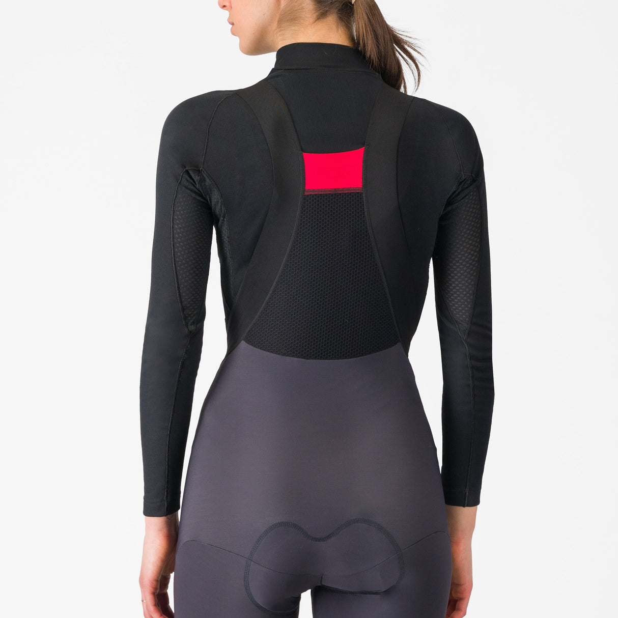 Maglia intima maniche lunghe donna Castelli Flanders 2 - Nero Castelli