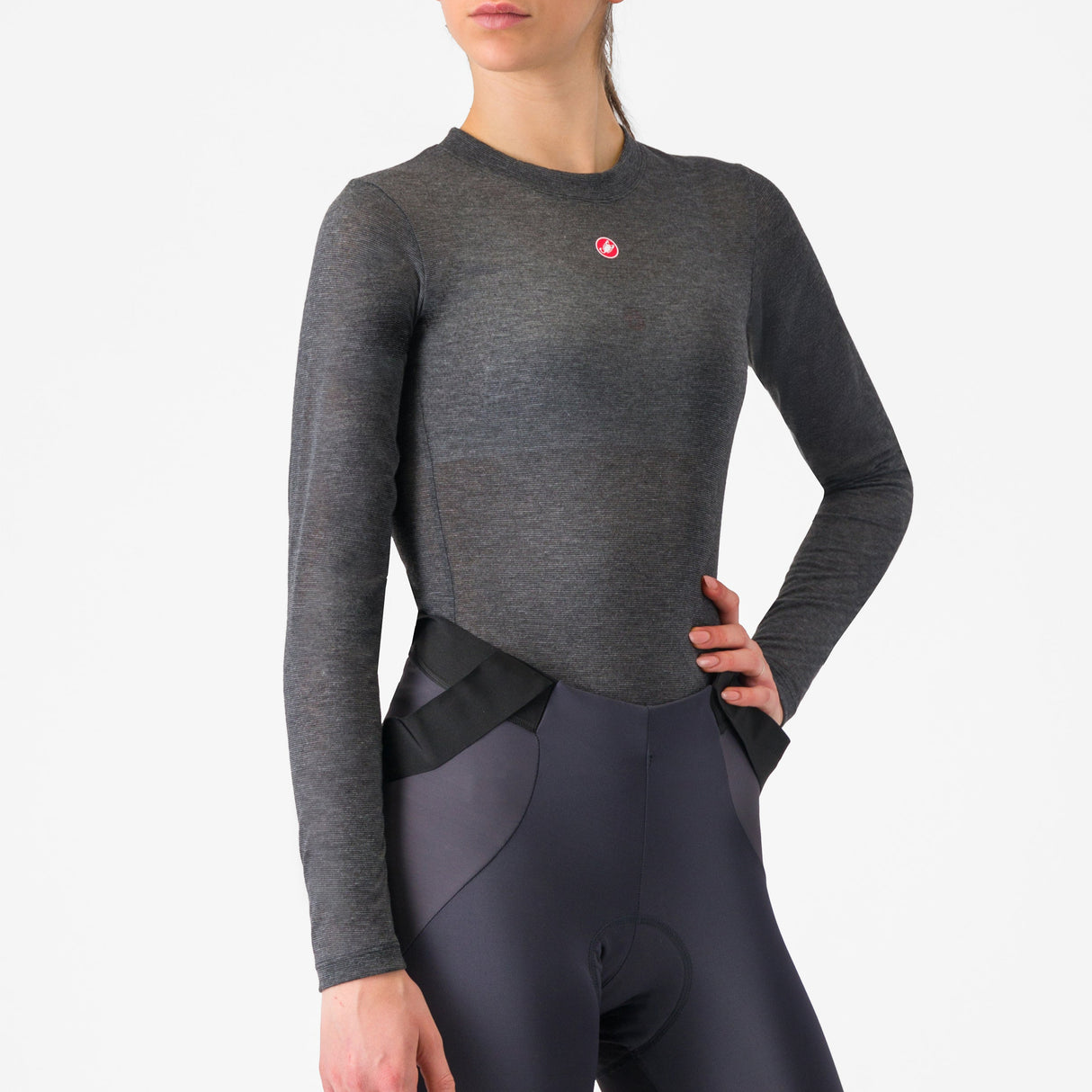 Maglia intima maniche lunghe donna Castelli Medio - Grigio Castelli
