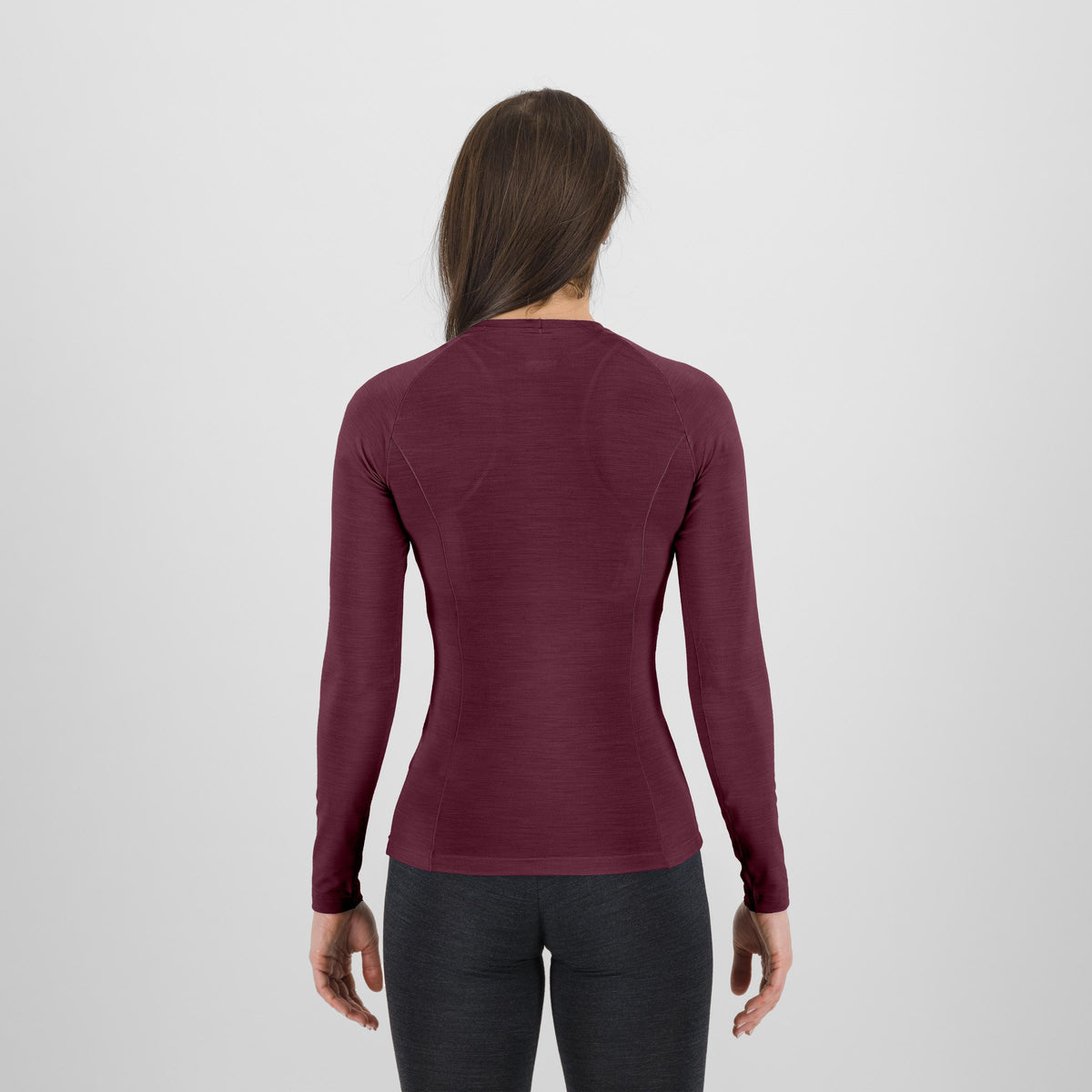 Funktionsunterhemd mit langen Ärmeln damen Karpos Dinamico Merino 180 - Bordeaux