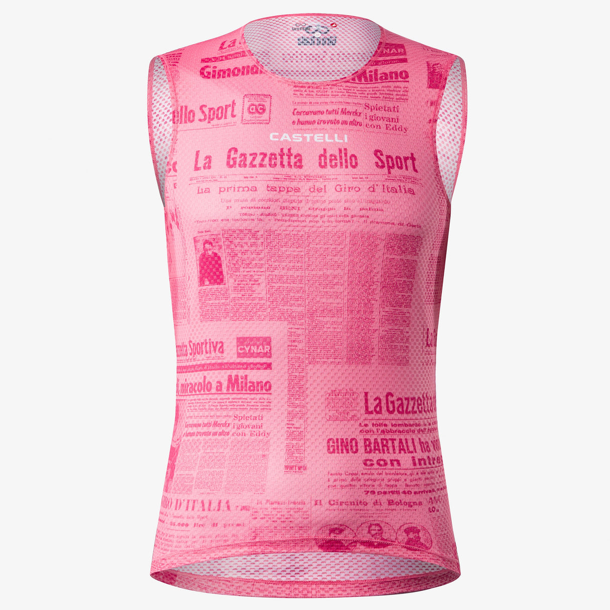 Maglia intima senza maniche Giro d'Italia 2026 Gazzetta dello Sport Castelli