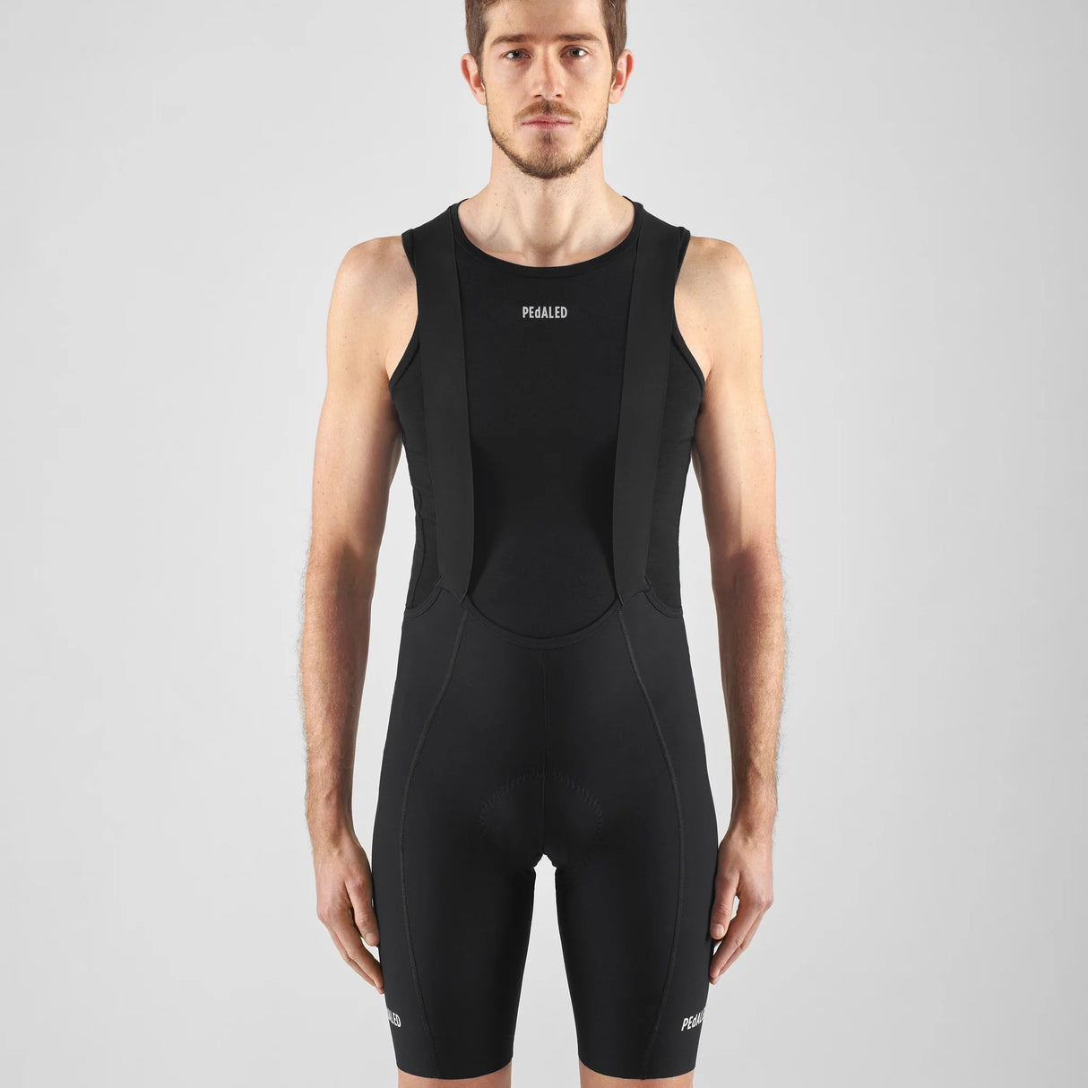 Ärmelloses Unterhemd Pedaled Element Merino - Schwarz