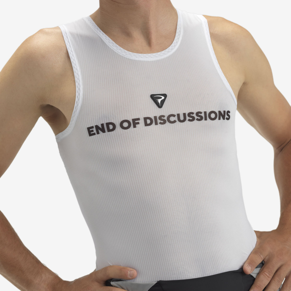 Maglia intima senza maniche Pinarello End of Discussion - Bianco Pinarello