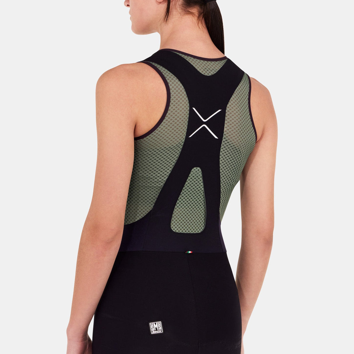 Maglia intima senza maniche donna Santini Lieve - Verde Santini