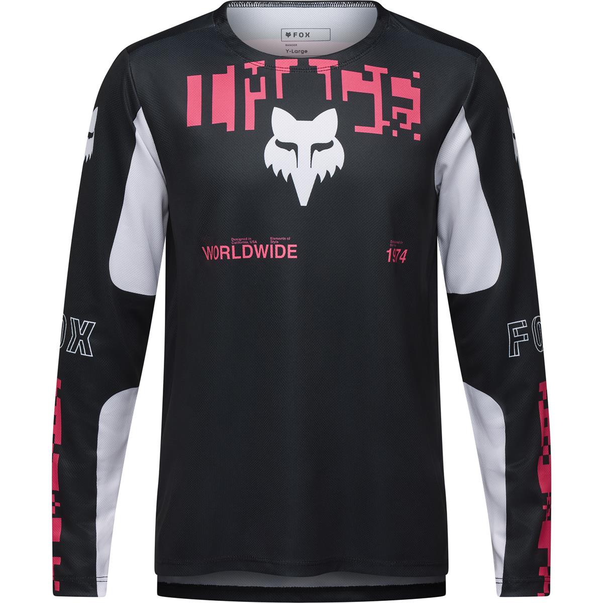 Maglia manica lunga bambino Fox Ranger Digi Image - Nero Fox