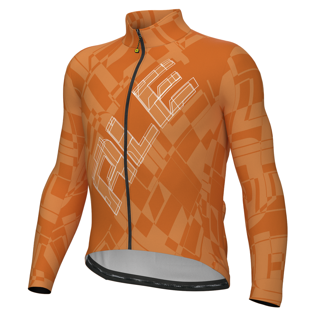 Ale Pragma Schema long sleeve jersey - Orange