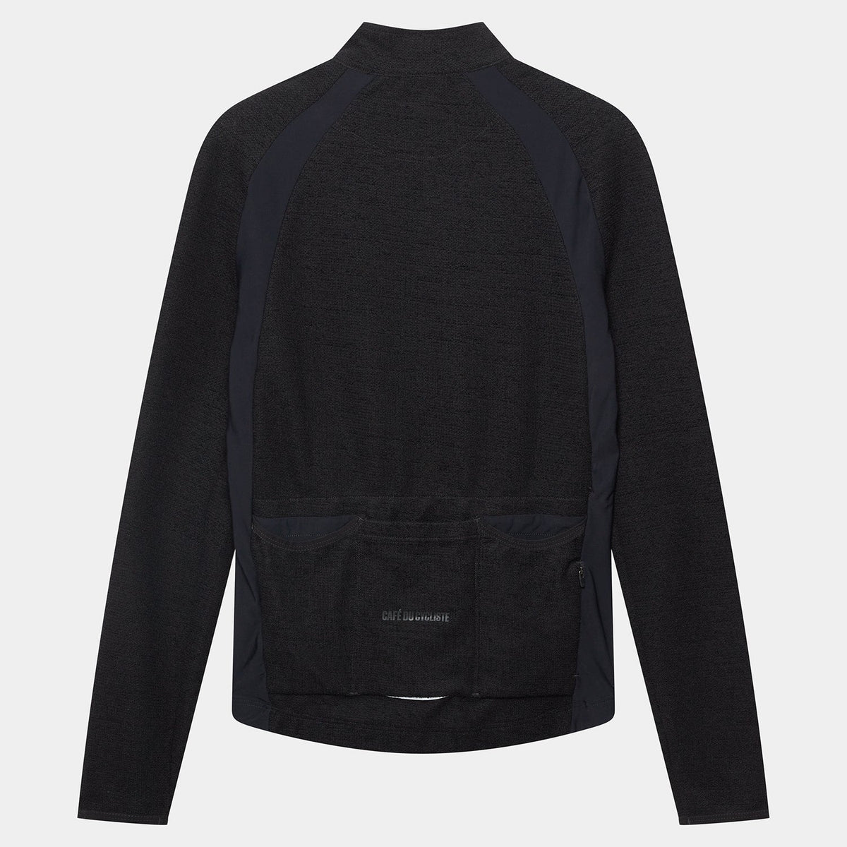 Maglia maniche lunghe Cafe du Cycliste Marguerite - Nero Café du Cycliste