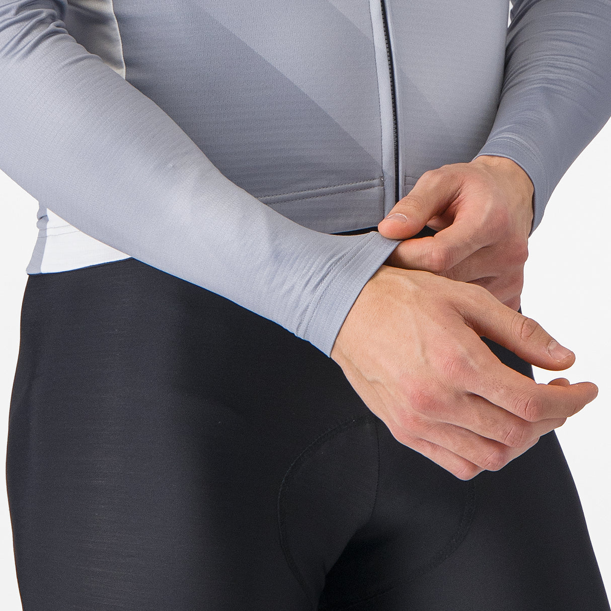 Maglia maniche lunghe Castelli Amplify - Grigio Castelli