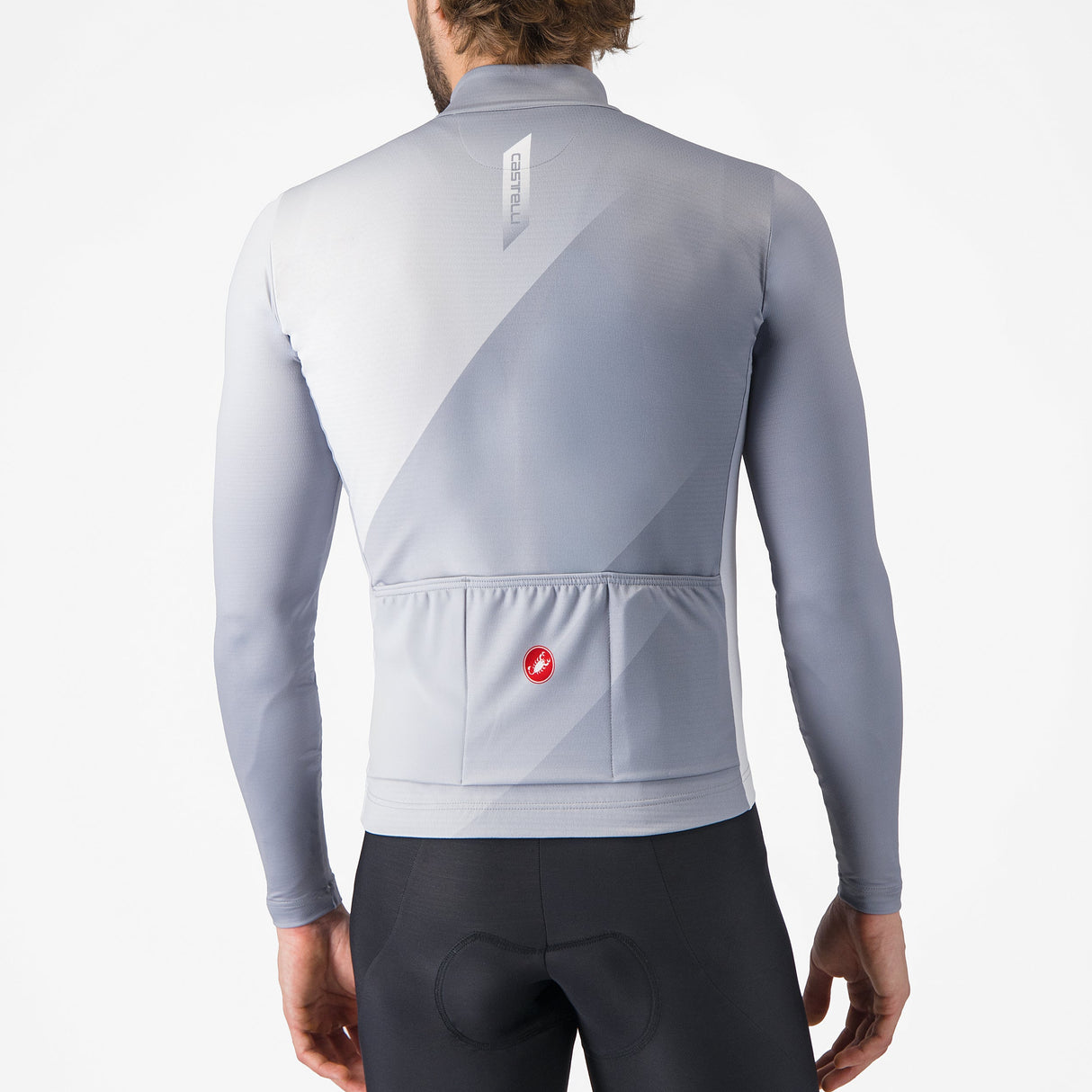 Maglia maniche lunghe Castelli Amplify - Grigio Castelli