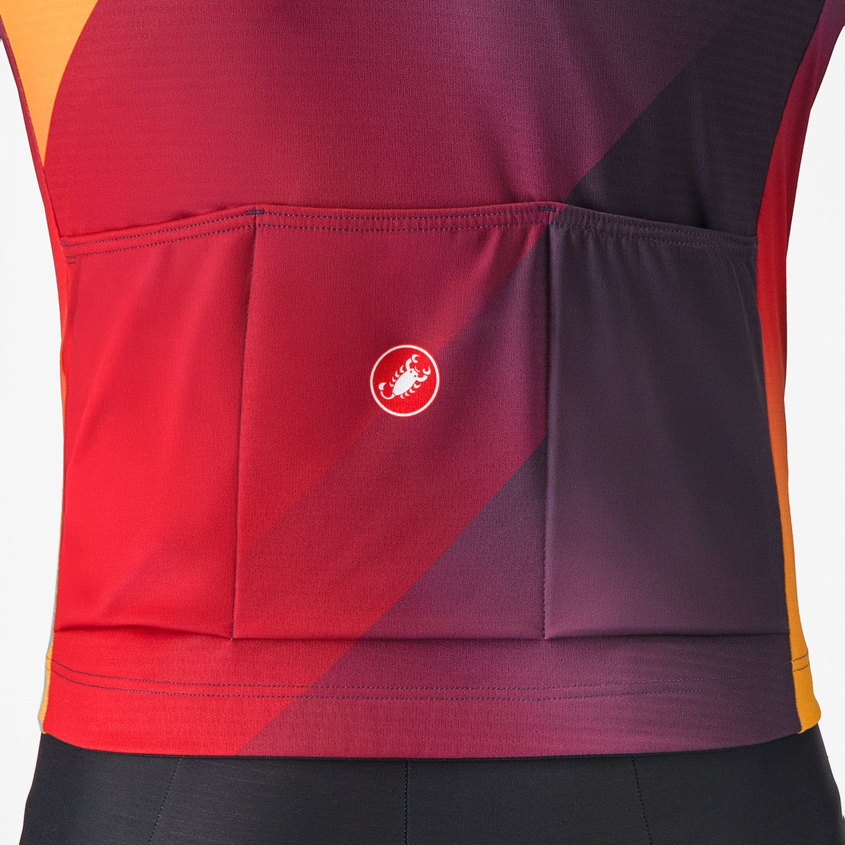 Maglia maniche lunghe Castelli Amplify - Rosso Castelli