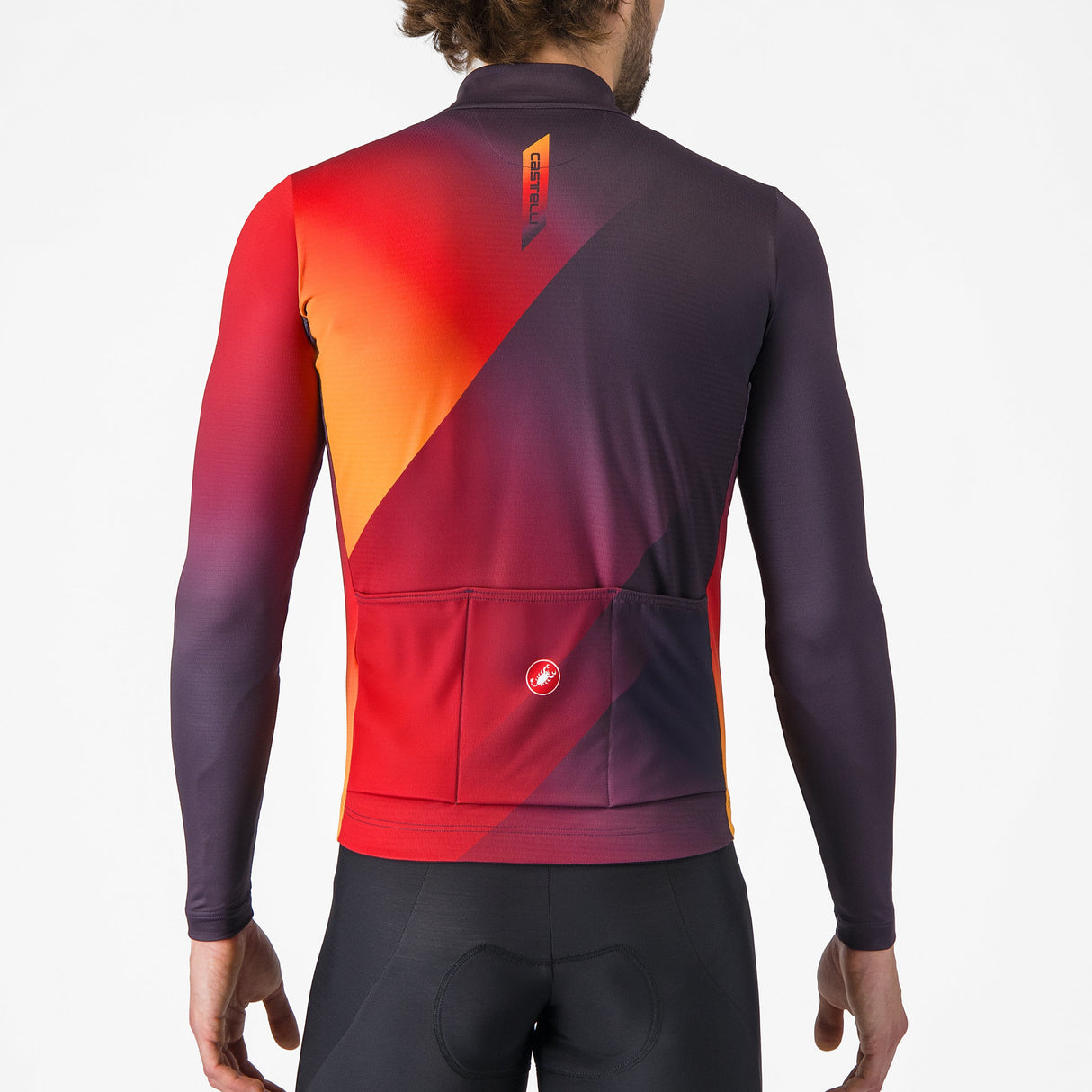 Maglia maniche lunghe Castelli Amplify - Rosso Castelli