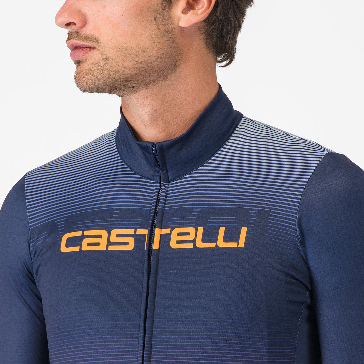 Maglia maniche lunghe Castelli Apice - Blu Castelli