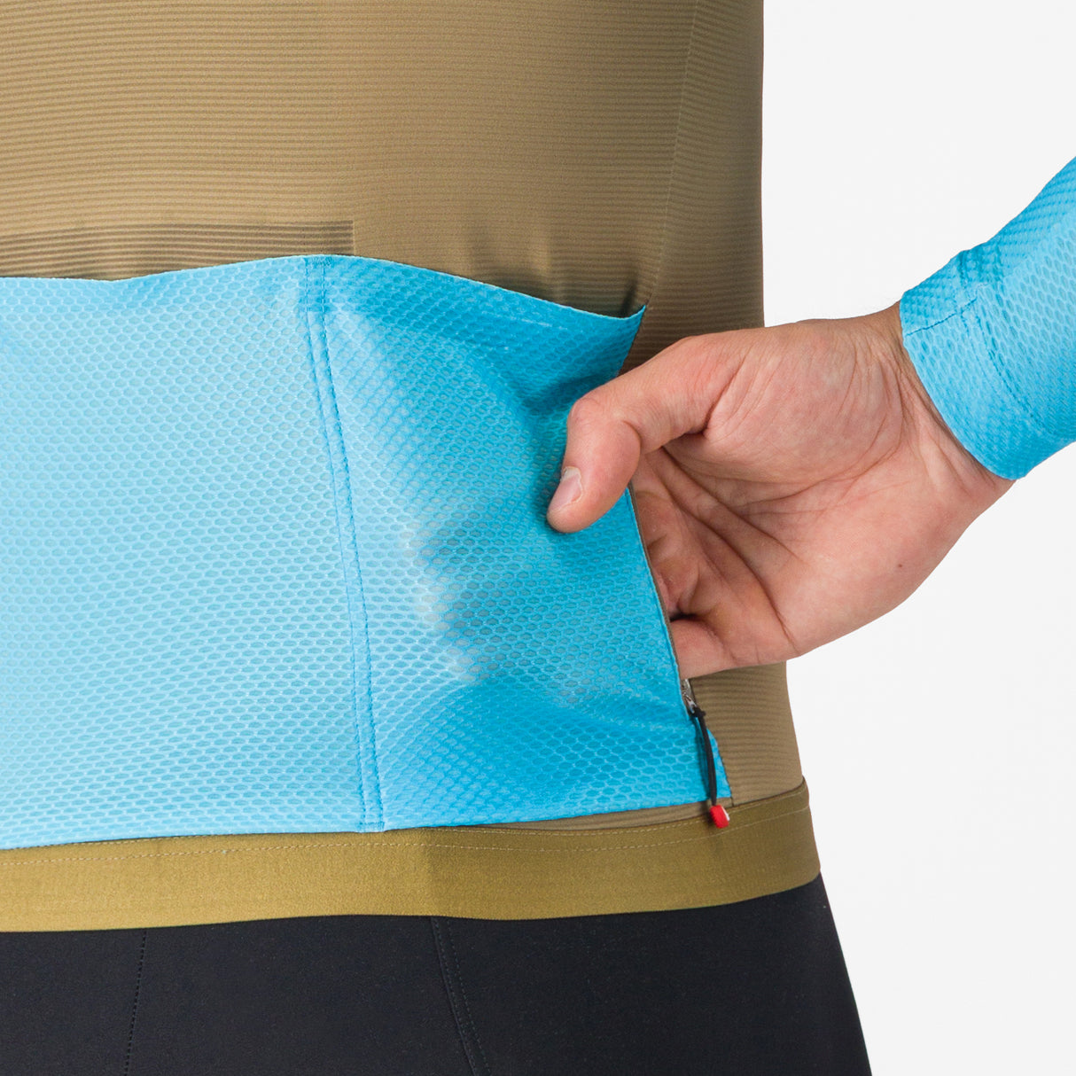 Maglia maniche lunghe Castelli Corretto - Verde Castelli