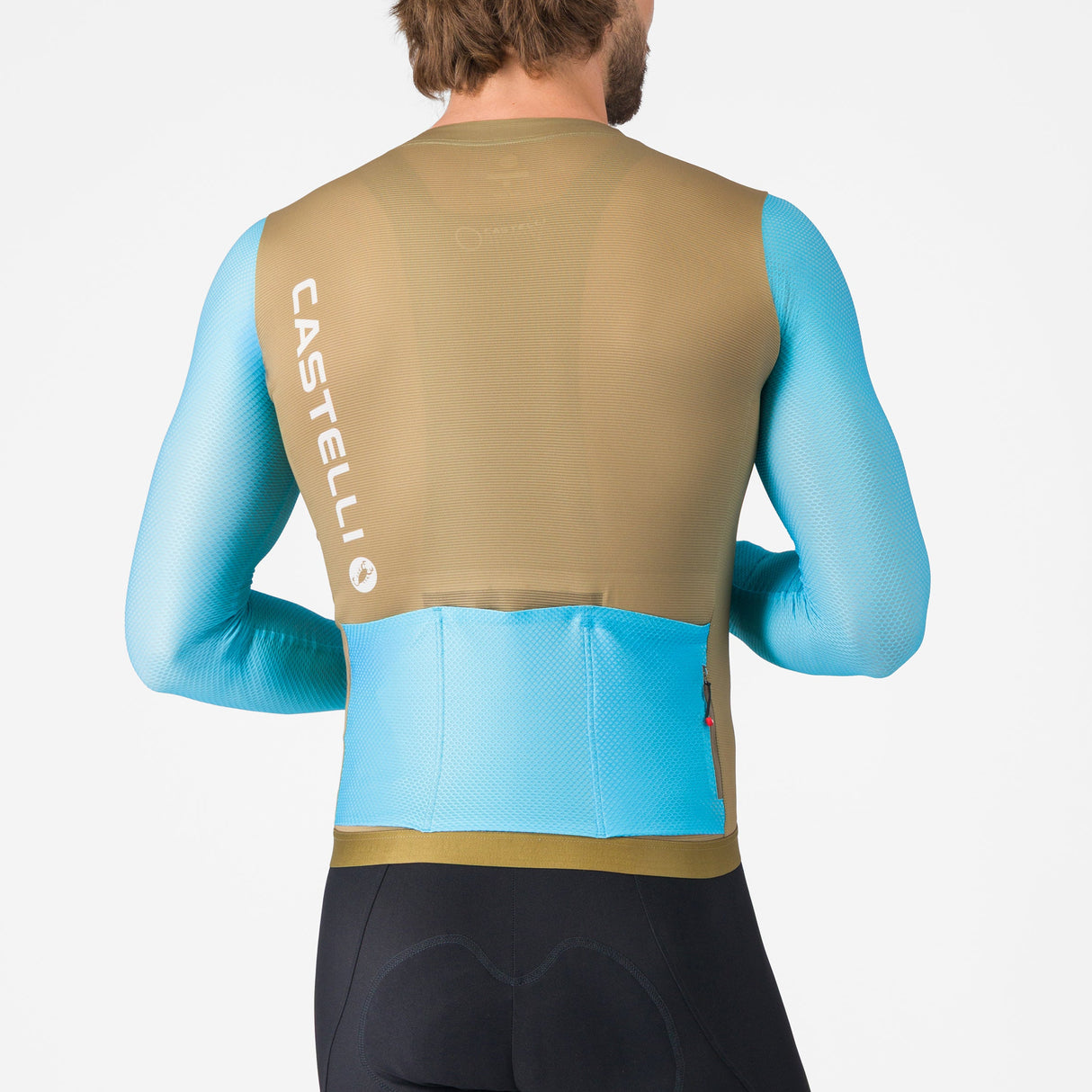 Maglia maniche lunghe Castelli Corretto - Verde Castelli