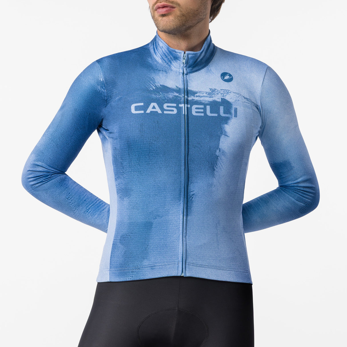 Castelli Nebula Thermal langarmtrikot - Blau