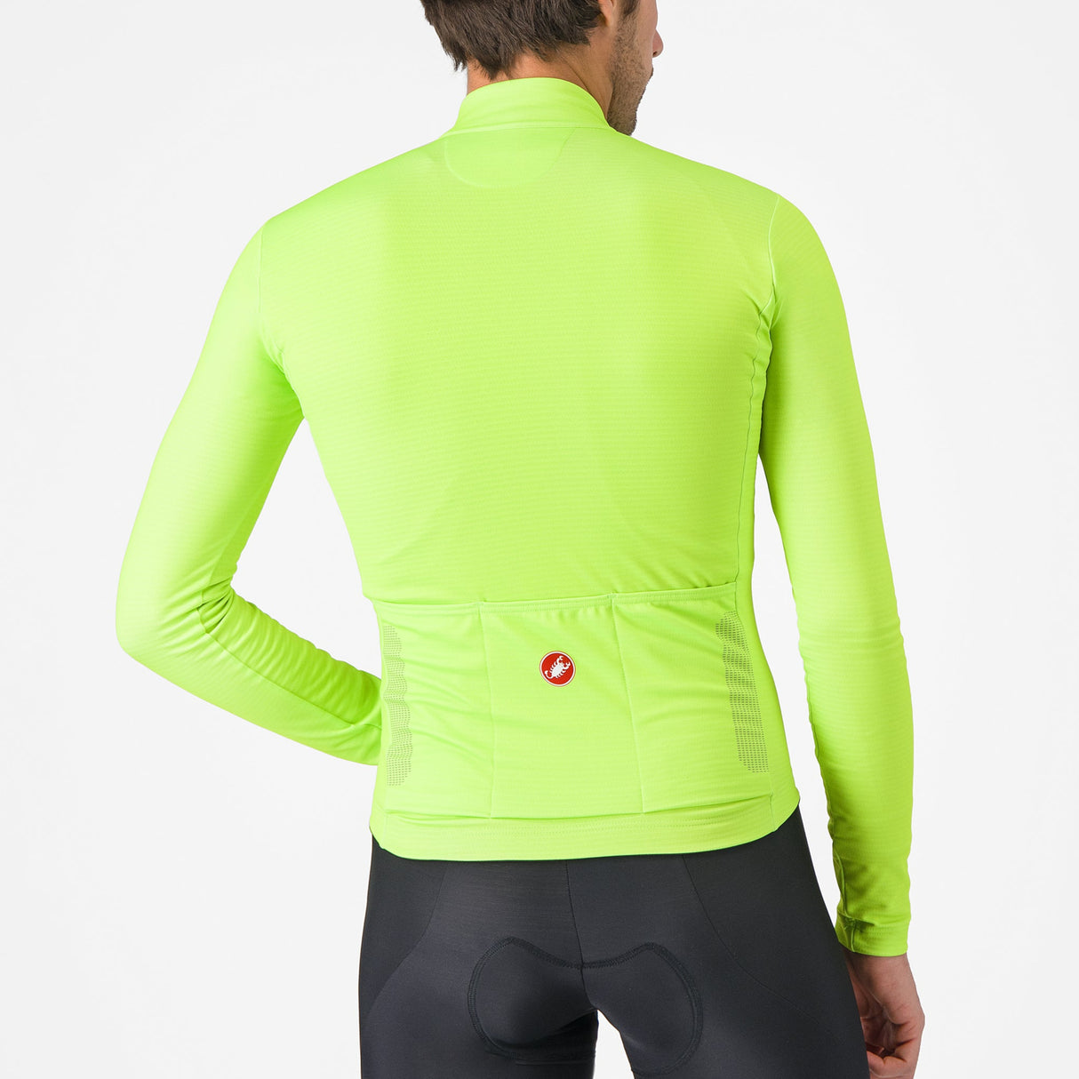 Maglia maniche lunghe Castelli Puro 4 - Giallo Castelli