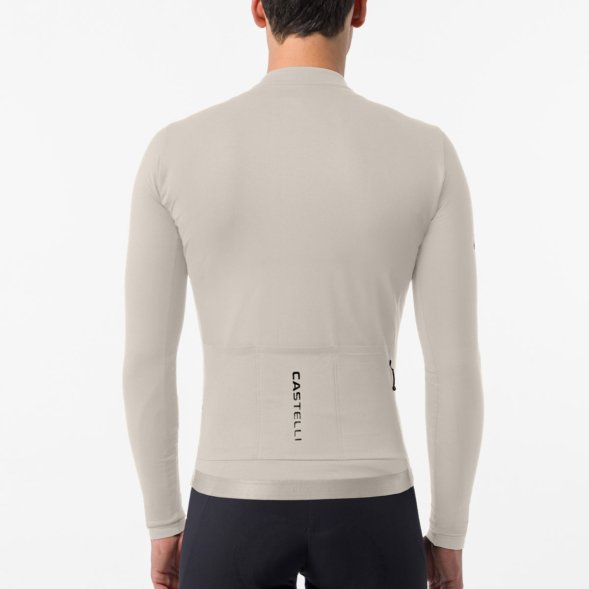 Maillot manches longues Castelli Thermowoven - Beige
