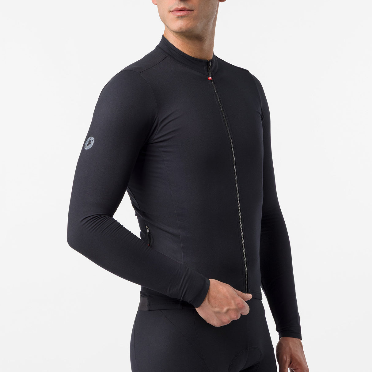 Maglia maniche lunghe Castelli Thermowoven - Nero Castelli