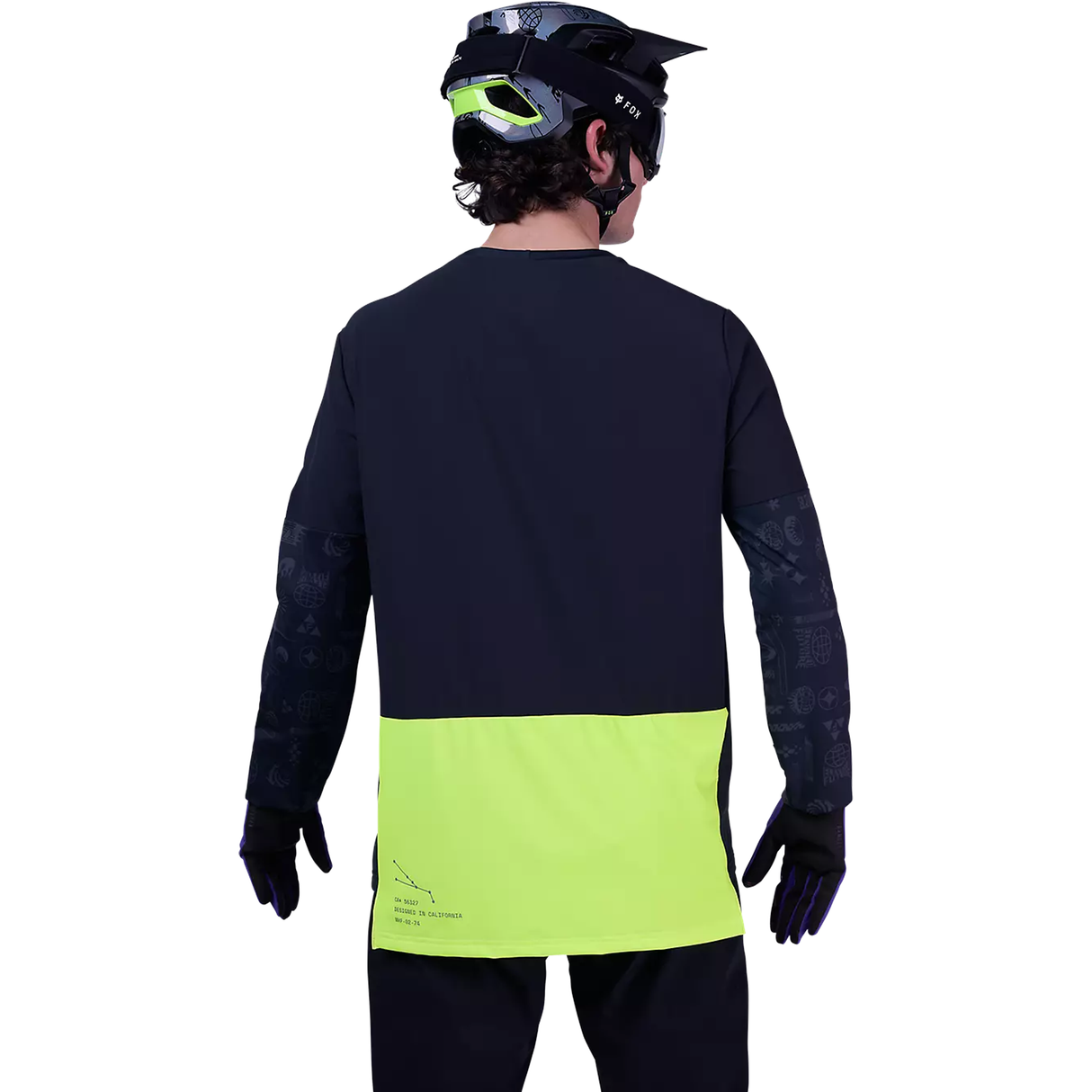 Maglia maniche lunghe Fox Defend Thermal Lunar - Nero giallo Fox