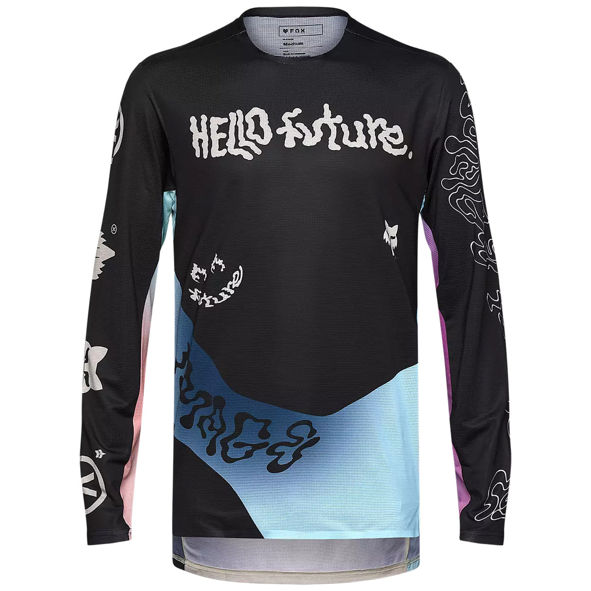 Maglia maniche lunghe Fox Flexair Hello Future - Nero Fox