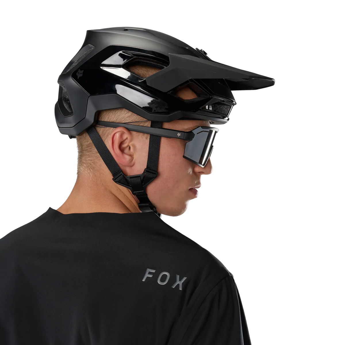 Langarmtrikot Fox Flexair Water - Schwarz