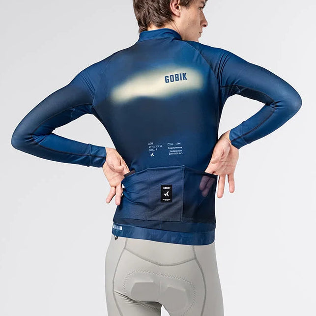 Gobik Hyder Royal langarmtrikot - Blau