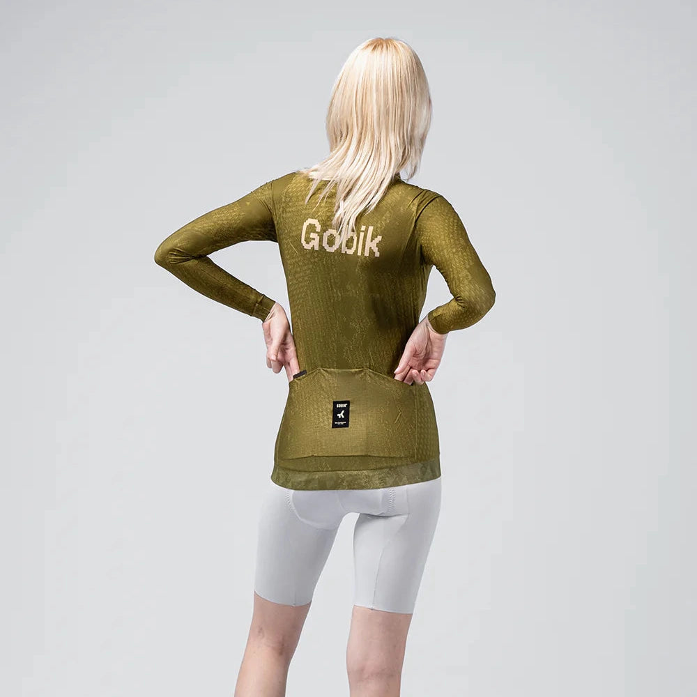 Maglia maniche lunghe Gobik Vanquish Data - Verde Gobik