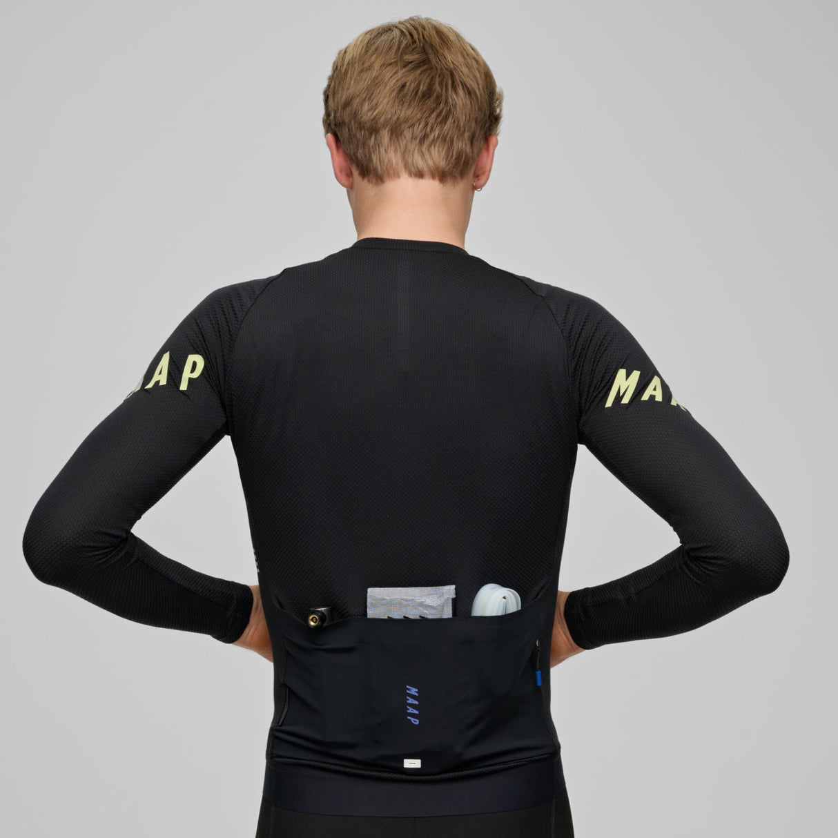 Jersey long-sleeve Maap Aeon - Black