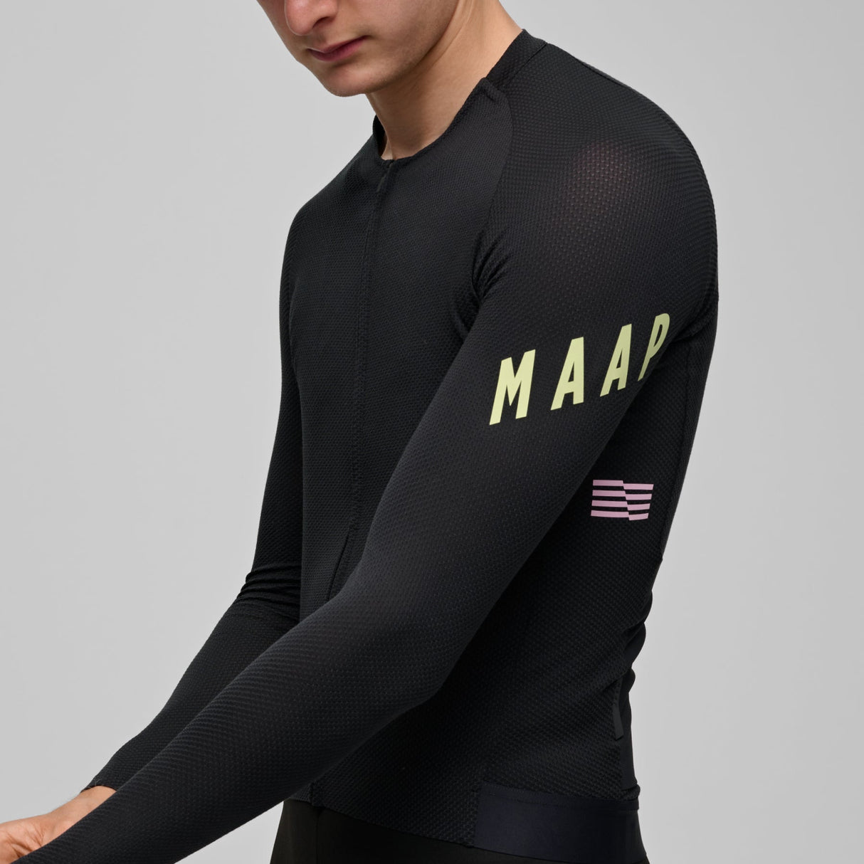Jersey long-sleeve Maap Aeon - Black