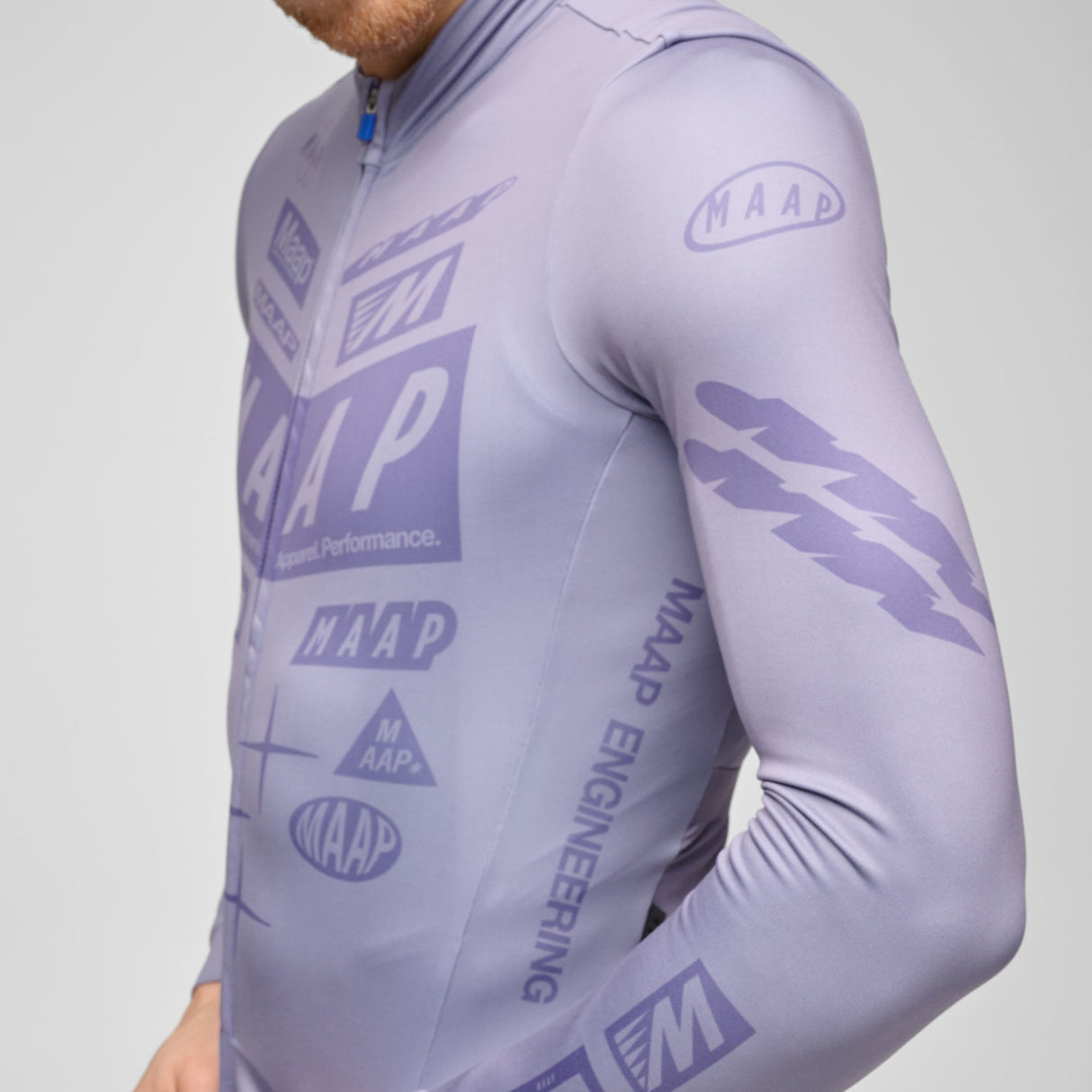 Maglia maniche lunghe Maap Drome Thermal - Grigio scuro Maap