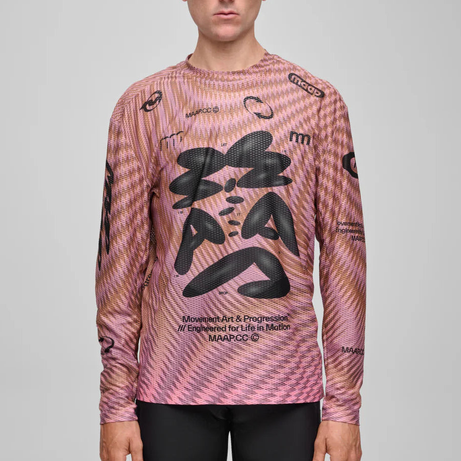Maap Spectrum Air Langarmtrikot - Rosa