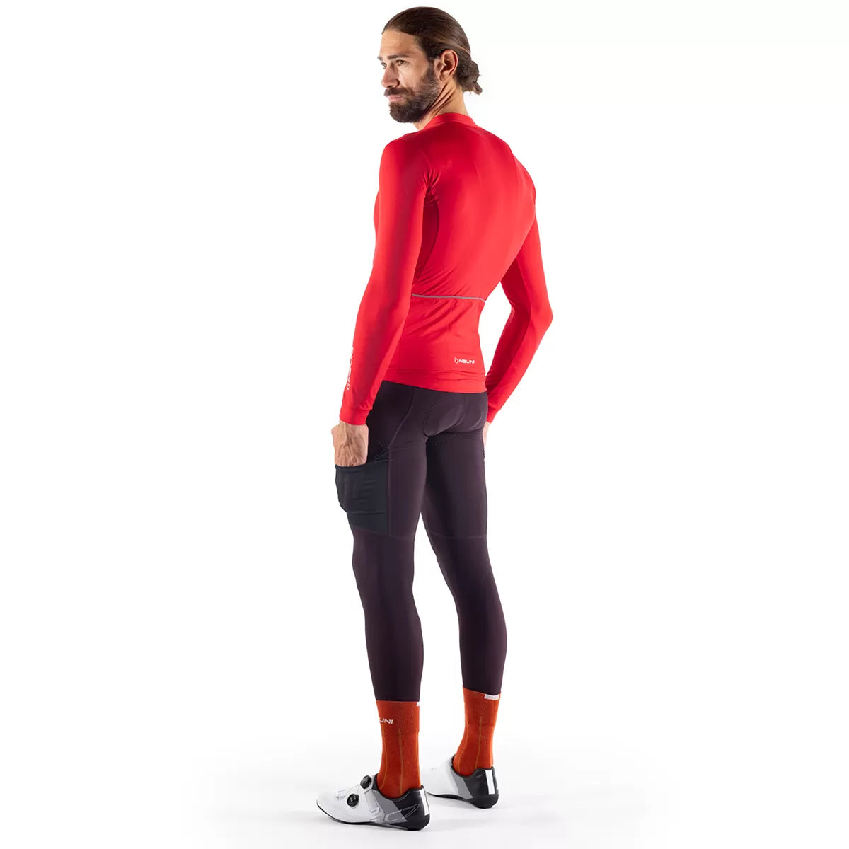 Maglia maniche lunghe Nalini Light Wrap J - Rosso Nalini